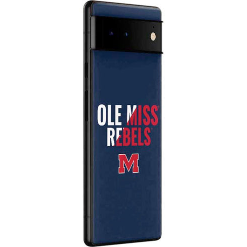 University of Mississippi Ole Miss Rebels Google Pixel 6 Skin